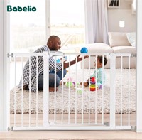 BABELIO Metal Baby Gate Dog Gate