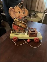 Vintage elephant, call toy