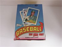 1989 TOPPS BASEBALL UNOPENED BOX