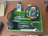 Wrenches, trimmer line, wire nuts and other