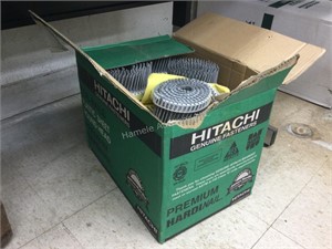 Box Hitachi hardinail coil nails