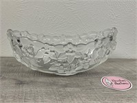 Vintage Mikasa Carmen Crystal Serving Bowl