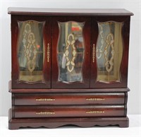 Vintage Gunther Mele Wood Jewelery Box