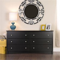 Black Sonoma 6 Drawer Dresser