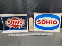 Sohio Decals & Thermometer