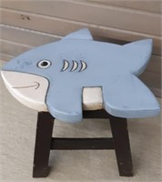 Baby Shark Wooden Footstool