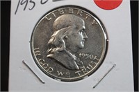 1950 Franklin Silver Half Dollar