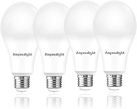 (4 Packs)Ampoulight LED Light Bulb 150W Equivalent