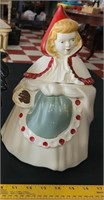 1940s HULL Red Riding Hood cookie jar