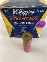 JC Higgins 12ga paper shells & Vintage Box