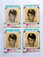 4 1973 Topps Roman Gabriel Boyhood Photo Cards #26