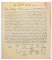 "DECLARATION of INDEPENDENCE" Reproduction Print