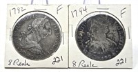 1782, 1794 8 Reales F