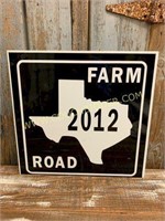 Farm Road 2012 Sign