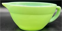 Vintage FireKing Jadeite Pour Spout Bowl