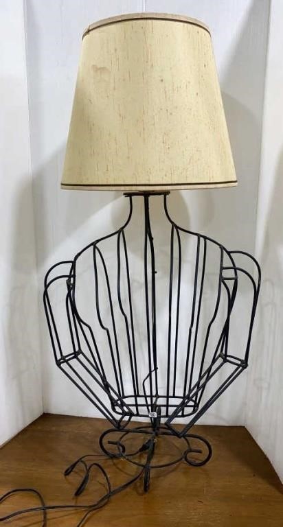 Metal Bust Artwork Table Lamp