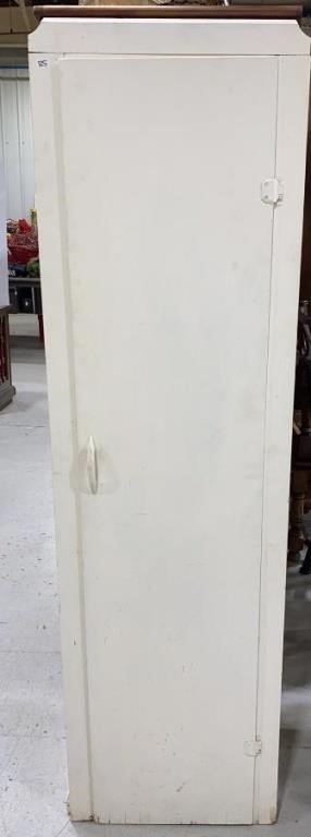 Antique Pantry Cabinet 17.75x12x62