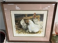 Amelia Rockwell Seton Framed Watercolor