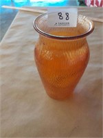 Gold Colored Glass Vase