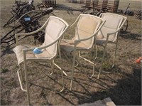 (3) Outdoor Bar Stools/Chairs