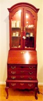 JASPER CABINET DROP FRONT SECRETARY W/BOOKCASE TOP