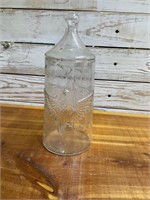 VINTAGE GLASS EAGLE JAR