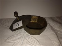 Small brass box