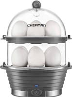 Chefman Electric Egg Cooker Boiler  12 Eggs