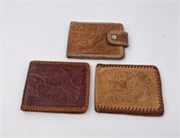 Vintage Leather Western Wallets