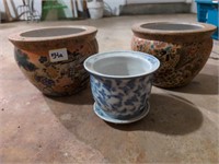 Flower pots ceramic