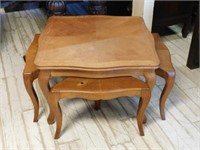 French Regence Style Oak Nest of Tables.