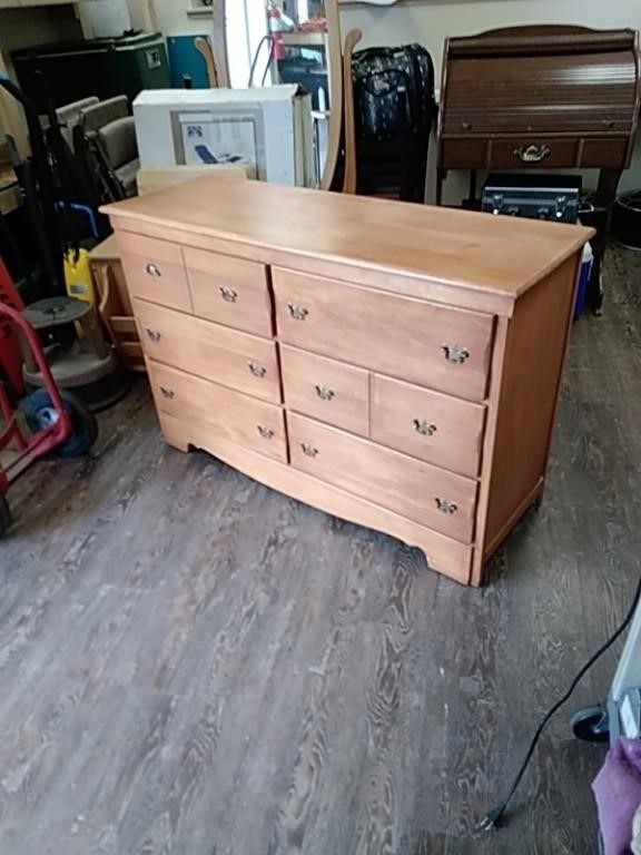 6 Drawer wood dresser