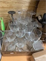 assorted wine glasses sets