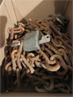 Rusted Chain with Locks