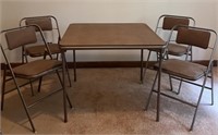 Samsonite Card Table and Chairs A
