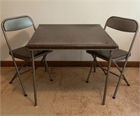 Samsonite Card Table and Chairs B