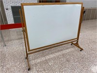 6ft dry erase board on wheels