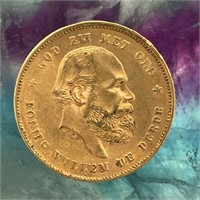 1879 Willem III Gold Coin - Netherlands