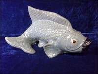 Giant Stoneware Koi Fish Sculpture
