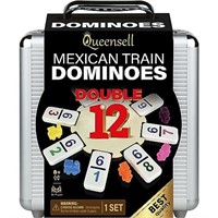 Queensell Mexican Train Dominoes Set with