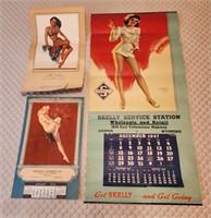 1940s Casper WY Businesses Pinup Calendars