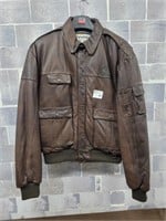 Vetter brown leather jacket Men's L