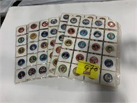 COMPLETE SET OF 1984 BASEBALL PLAYER PINS