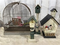 Birdcage and Bird Houses