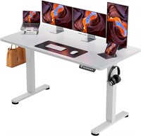 ErGear Electric Stand Desk  55x28 In. (White)