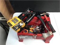 Stack-on Step and Store Tool Box with tools