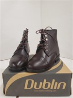 Dublin Kids Size 4 Lace-Up Boots