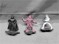 3 Cast Iron Star Wars Toys