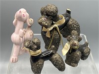 Vintage poodle figurines