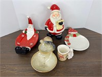 Christmas Santa & Snowman Servingware & Dishes